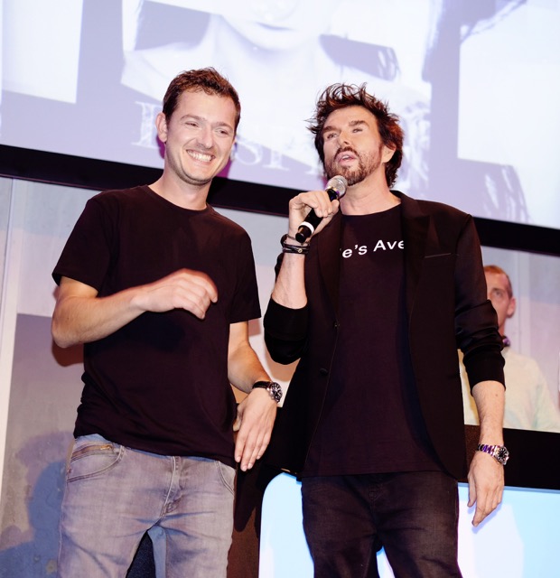 Roland Wiechert naast Mari van de Ven tijdens de lancering afgelopen maandag 