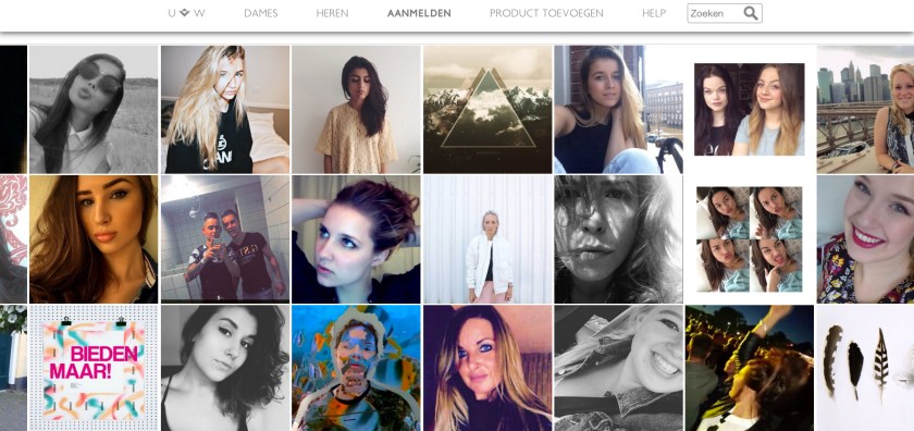 Profielpagina's van verkopers 