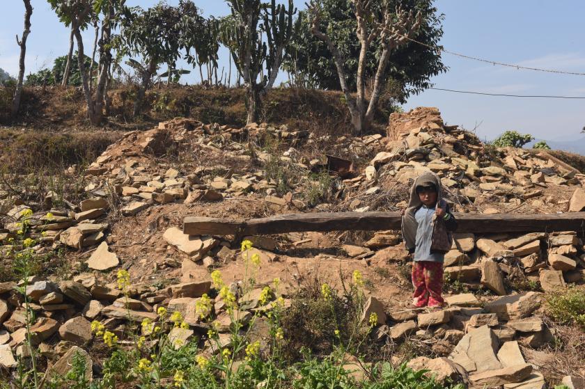 jongetje in Ghunchok 